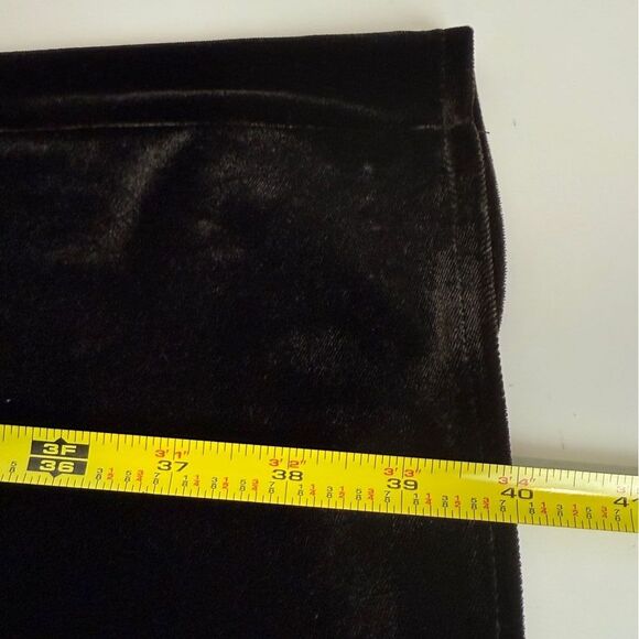 VTG Lizzatti Chocolate Brown Velvet Y2K Midi Dress 10 - Picture 7 of 7